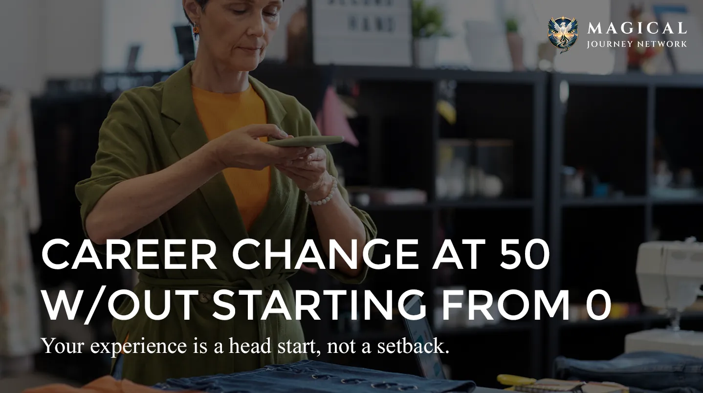 Cover for Career Change at 50: Starting Over Without Starting From Zero